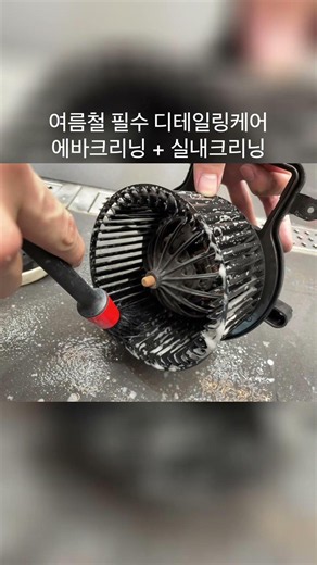 여름철 자동차 필수 디테일링 에바크리닝+실내크리닝 #김포센스타
