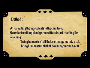 TellTails Halloween Human to Cat transformation spell