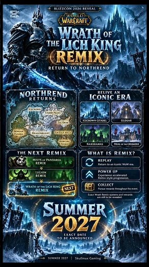 Wrath of the Lich King REMIX Is Coming! ❄️ | WoW BlizzCon 2026 #worldofwarcraft #wotlkremix #wow
