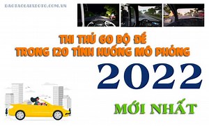Đề số  1 - Thi sát hạch mô phỏng lái xe ô tô hạng B1,B2,C mới nhất phiên bản 1.2.3