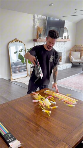 Then we went around to a few friend’s house because the girls wanted to show them their cool new outfits. 😂 I got the glow sticks for $15 (had lots left over for next time) and used some of our older clothes combined with some hot glue (which came off of most of the clothes) and there you have a glow in the dark stick man. We plan to do this again this summer when we go camping with friends!! Try it out 🙌 #DIY #glowinthedark #glow | DadSocial