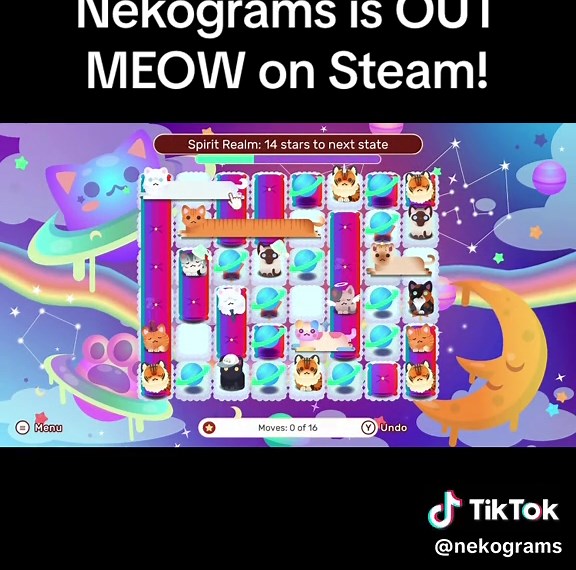 Nekograms: Adorable Cat Puzzle Game Now on Steam