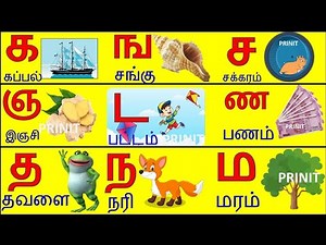 Tamil alphabets|uyir mei ezuthukkal| ka kappal ka karadi|க ங ச ஞ| தமிழ் உயிர்மெய் எழுத்துக்கள்