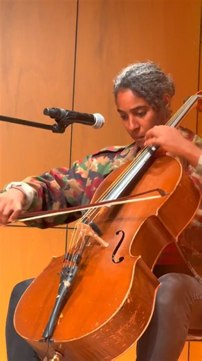 College of the Arts at Montclair State University on Instagram: "🎶✨ The Cali School of Music officially welcomed Leyla McCalla as our 2025–2026 Artist-in-Residence! Part of the Cali Midweek Series, the evening featured a powerful concert and conversation between McCalla and Cali School Director Shea Scruggs, exploring heritage, storytelling, and the power of music to inspire change. #leylamccalla #celloplayer #calischoolofmusic"
