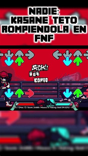 FNF x Kasane Teto Yararara 😱🔥 #shorts #fnf