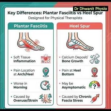 All Details About #Plantarfasciitis vs #Heelpain #CalcanealSpur #physiotherapy #exercise #physiohub