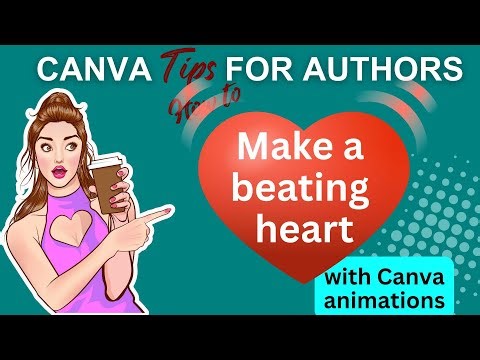 How to make a beating heart animation in Canva