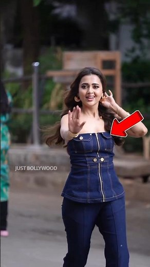 Tejasvi prakash Dark Blue Denim Jeans For Women 💙 | Stylish High Waist Flared Jeans #shorts