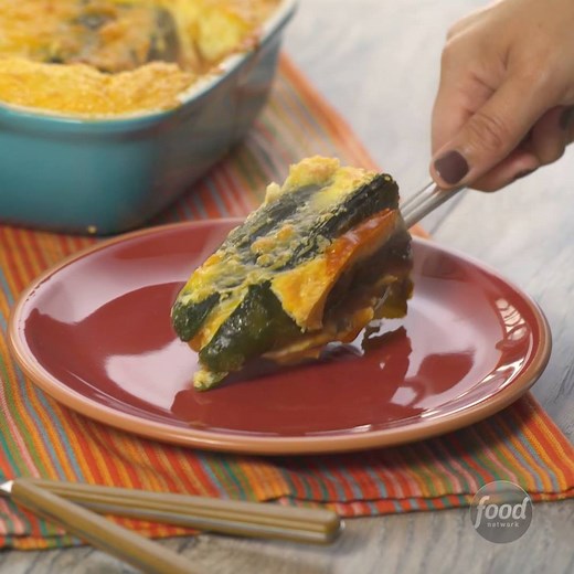 Chile Rellenos lovers - this gooey casserole delivers on all the classic flavors without all the effort! | Food Network
