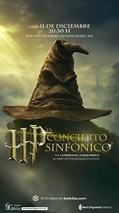 162 reactions · 48 shares | Entra al mundo mágico de Harry Potter como nunca antes. Este 11 de diciembre, disfruta del movie concert sinfónico que te llevará por toda la saga, con orquesta en vivo. 11 Diciembre·20:30 HTeatro Galerías, Guadalajara ️ ¡Entradas ya disponibles! En boletia.com y taquillas del teatro. | Red Orquesta México | Facebook