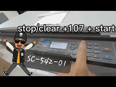 RICOH MP 2014D SC 542-01| reset