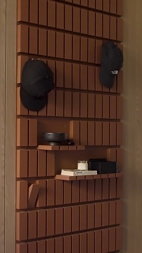 1.7M views · 64K reactions | A utility brick wall  #nevertoosmall #architecture #tinyhouse | Never Too Small | Facebook