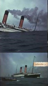 titanic sank in ship mooring 3d