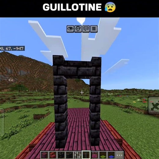 Punishing Zombie in Minecraft (Guillotine)😨 #minecraft#minecraftsurvival#minecraftbuilding#usa#viral