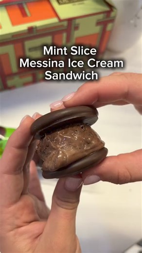 17K views · 39 reactions | The ultimate Mint Slice Gelato Messina Ice Cream Sandwich for Arnott’s Biscuit Week! Grab a pack of Mint Slice bikkies and head into your local Messina store to make your own  #icecream #mintslice #icecreamsandwich | Arnott's Biscuits | Facebook