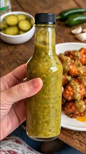 Dill Pickle Hot Sauce #recipe