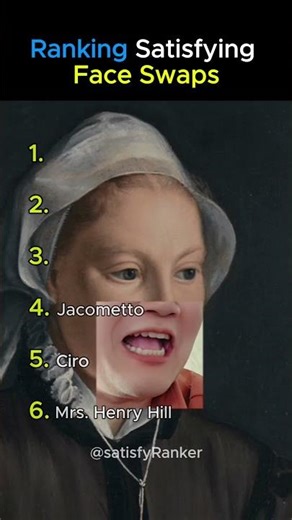 Ranking the Most Satisfying Classic Art Face Swaps 🎨😂