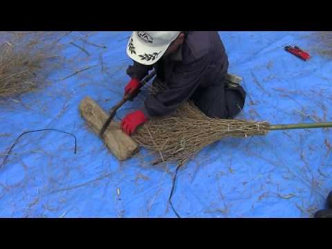 種子島の学校活動：住吉小学校竹ほうき作り体験