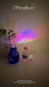 Mini Humidifier 360ml USB Cute Red Personal Small Humidifier with adjustable Cool Mist Mode,7 Color Light for office Desktop,Plant Home Indoor Room Baby Bedroom Super Quiet