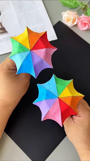 4.6K reactions · 254 shares | Simple and beautiful small umbrella craft, bring your children to make it together! # Parent-child craft #Handmadediy | Crafti Hand | Facebook