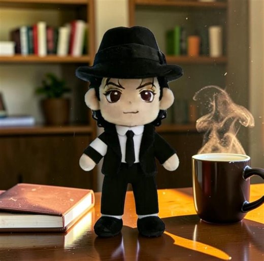 25cm Michael Jackson Plush Toy Doll, King of Pop Stuffed Animal, MJ Soft Plushie, Cute Music Icon Gift for Fans, MJ Inspired Plushies - Etsy