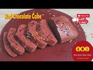Red Chocolate Cake recipe by Recipe Blender | Red Chocolate Cake Recipe without Oven