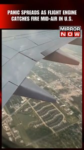 7K views · 31 reactions | Southwest Airlines flight engine catches fire mid-air. The flight returned to Houston airport in about 30 minutes after takeoff. It landed safely and was taken out of service for review. Video of fire spewing out of the engine went viral on social media. . . #us #southwestairlines #viralvideo #viralnews #USNews | Mirror Now | Facebook