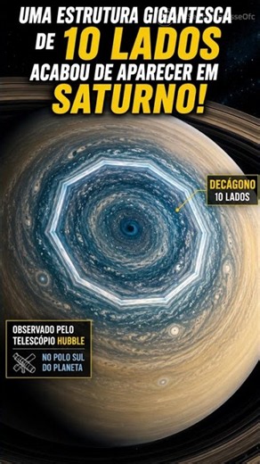 NASA discovered a 10-SIDED structure on Saturn 😳🪐
