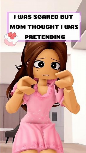 I was Scared But She thought I was pretending #roblox #robloxedit