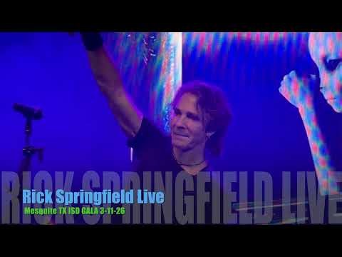 Rick Springfield Live Performance Texas Gala 2026