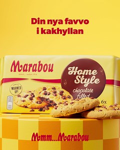 Chokladfyllda kakor som smakar kärlek vid första tuggan ❤️🍪 #marabou | Marabou