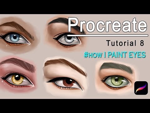 Procreate -How I Paint Eyes