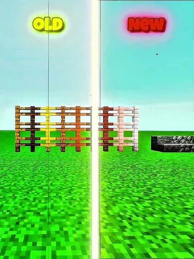 Minecraft Old Texture vs New Texture Nostalgia 🥺 #shorts #minecraft #minecraftnostalgia