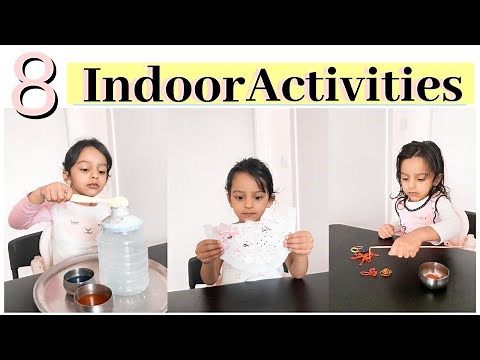 8 - INDOOR Play & Activity Ideas for 2,3,4 & 5 Years Old Kids (almost ZERO COST)