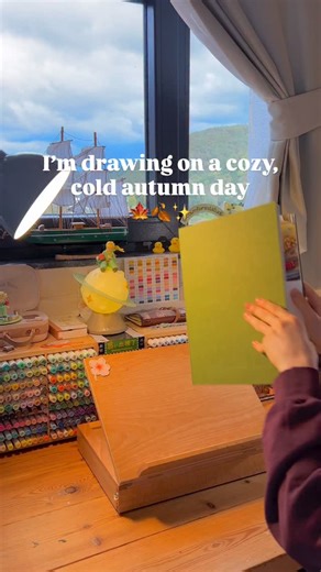 5.5K views · 491 reactions | Drawing a cozy fall sceneI wanted to make this drawing because it’s the season for lighting the fireplace蝹All my favorite art supplies are on my Amazon Storefront✨link in my bio . . . . . #autumnart #markerdrawing #sketchbookart #sketchbookdrawing #falldrawing #calmart #drawing #fallillustration #autumnillustration #ohuhumarkers #reklam | Calm Forest Studio | Facebook