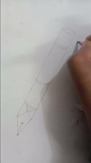 How to draw a Fountain Pen Drawing # step by step very easy pencil sketch drawing # art