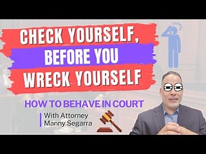 Basic rules and tips on how to behave in court...