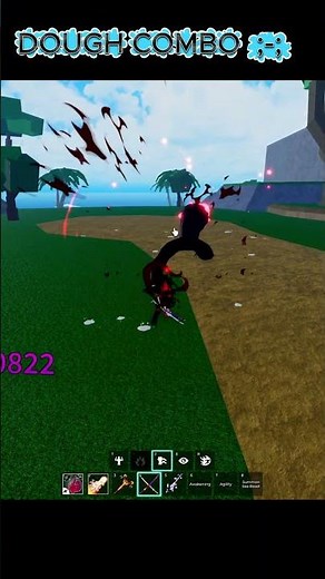 DOUGH Combo 💥 53K DAMAGE 😈 | Blox Fruits