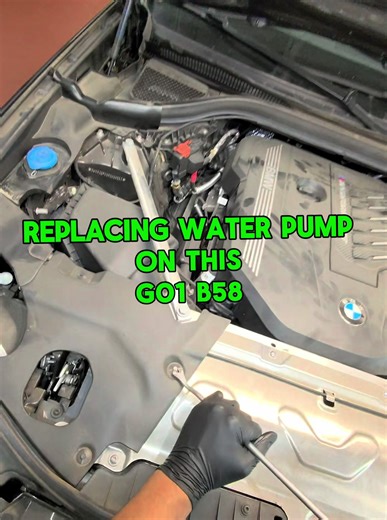 BMW X3 B58 Water Pump and Drive Belt Replacement Guide