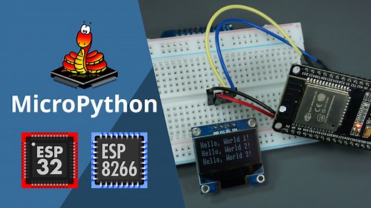 MicroPython: OLED Display with ESP32 and ESP8266 | Random Nerd Tutorials