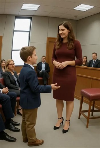 In court, my ex said, “my son wants to live with me.” the judge asked my son, “is that true?” my son stood up, pulled out his phone, and asked, “may I play the recording from last night?” the judge froze. The courtroom was quiet, not the peaceful kind, but the kind where you can hear your own heartbeat echoing in your ears. My son, Zaden, sat just a few feet away, his little legs swinging off the edge of the wooden bench. He was only eight, but his face was older today. Damian, my ex-husband, st