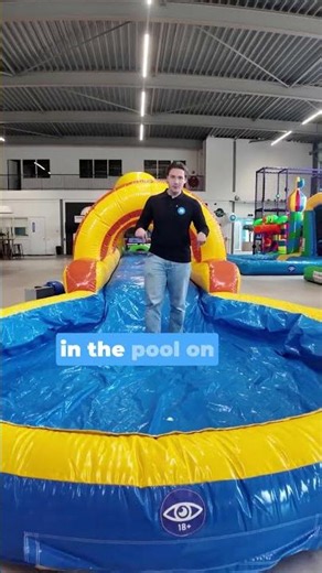 Rising temperatures mean more water fun with the Big Bellyslide! 💦 | JB Inflatables