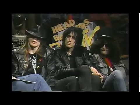 Primera entrevista de Guns N' Roses en Mtv