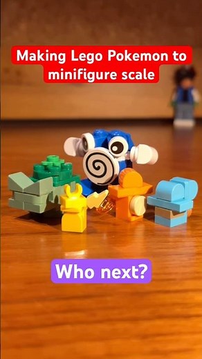 Lego pokemon to minifigure scale
