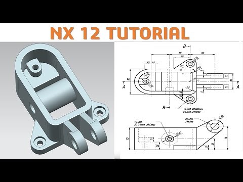 NX 12 Tutorial #48 | 3D Modeling Basic Beginners | CAD CAM TUTORIAL