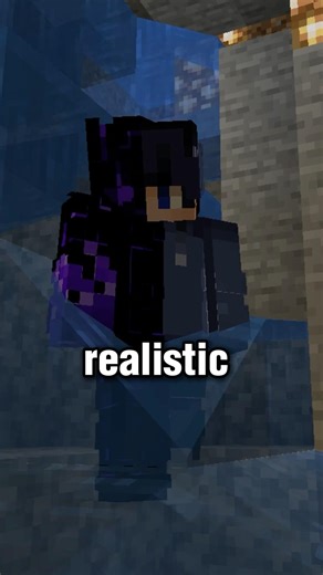 Realistic water in Minecraft!😱 #minecraft