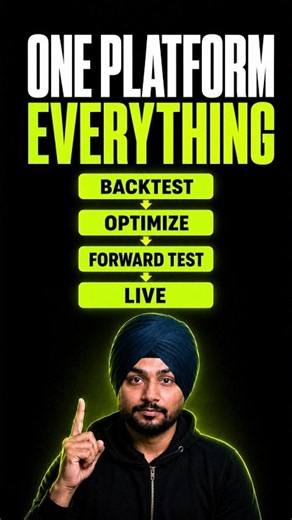 Backtest → Live in one platform