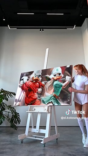 Jessica Kolosova: Pop Art Studio Painting