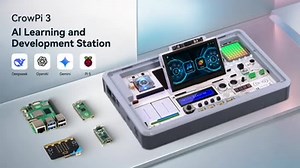 CrowPi 3: Al Learning and Development Station (Full video, click the link below.) https://www.kickstarter.com/projects/elecrow/crowpi-3-an-open-source-al-education-and-development-station?ref=discovery_newest&total_hits=14073&category_id=334 All-in-One Learning Tool | AI Tech Integration | Multi-SBC Support | Rich Learning Resources | Raspberry Pi 5 Cyberdeck | Creative New Idea Gizmos | Facebook