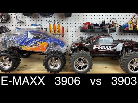 Traxxas E-MAXX 3906 vs 3903 Comparison